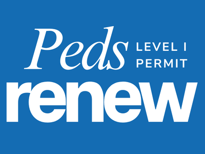 Pediatric Level 1 Permit Renewal for Dentists (Hybrid)