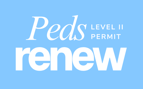 Pediatric Level 2 Permit Renewal for Dentists (Online)