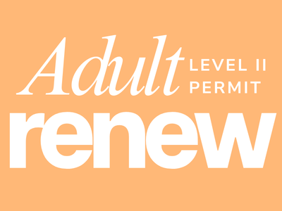 Adult Level 2 Permit Renewal for Dentists (Online)